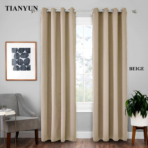 Cortinas Modernas de Poliéster 100% con Alto Nivel de Oscurecimiento, 2 Piezas, Estilo Tradicional Etíope y <span class=keywords><strong>Chino</strong></span> para Ventanas de Habitaciones de Lujo - Product Image 4