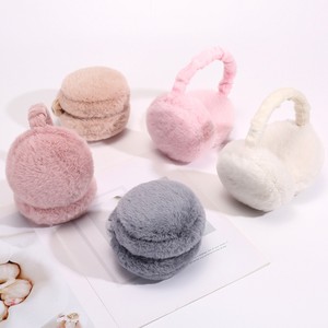 <span class=keywords><strong>Cache</strong></span>-oreilles pliables en fausse <span class=keywords><strong>fourrure</strong></span>, doux et moelleux, pour femme, portables, beige/rose/<span class=keywords><strong>blanc</strong></span>/gris, pour l'extérieur par temps froid - Product Image 1