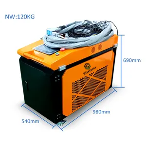 เครื่องเชื่อมเลเซอร์มือถือขนาดเล็ก1500W 2000W 3000W Dual 6โหมดเชื่อมเลเซอร์