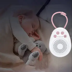 2024 New Rechargeable Portable Sleep Aid Device 20 Soothing Sounds White Noise Machine Baby Sleeping Sound Machine