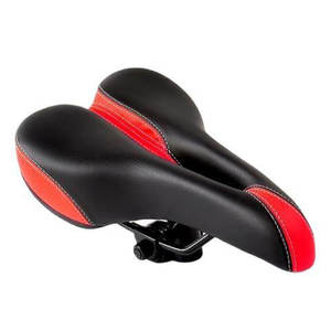<span class=keywords><strong>Selle</strong></span> de vélo de montagne épaissie avant à trou central coussin de siège de vélo doux pu gel/rouge/noir <span class=keywords><strong>selle</strong></span> adulte - Product Image 6