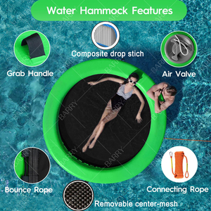 Personnalisé Dwf Open Water Air Sun Pad Tapis Flottant Flotteur D'eau Piscine <span class=keywords><strong>Hamac</strong></span> Haute Qualité Eau <span class=keywords><strong>Hamac</strong></span> <span class=keywords><strong>Gonflable</strong></span> - Product Image 6