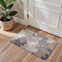 Tapis de sol de cuisine transfrontalier, absorbant l'eau, antidérapant, en PVC, motif floral, style classique chinois, résistant à l'huile, facile à nettoyer, long