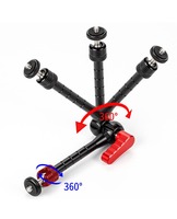 Kit de Brazo Mágico de Aluminio para Fresadora CNC, Soporte Ajustable de 11 Pulgadas para Cámara y Monitor LCD, Personalizado