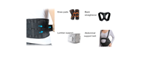 Ceinture de soutien lombaire pour soulager les douleurs dorsales, réglable, respirante, en polyester et nylon, protection personnalisée, durable et éco-responsable