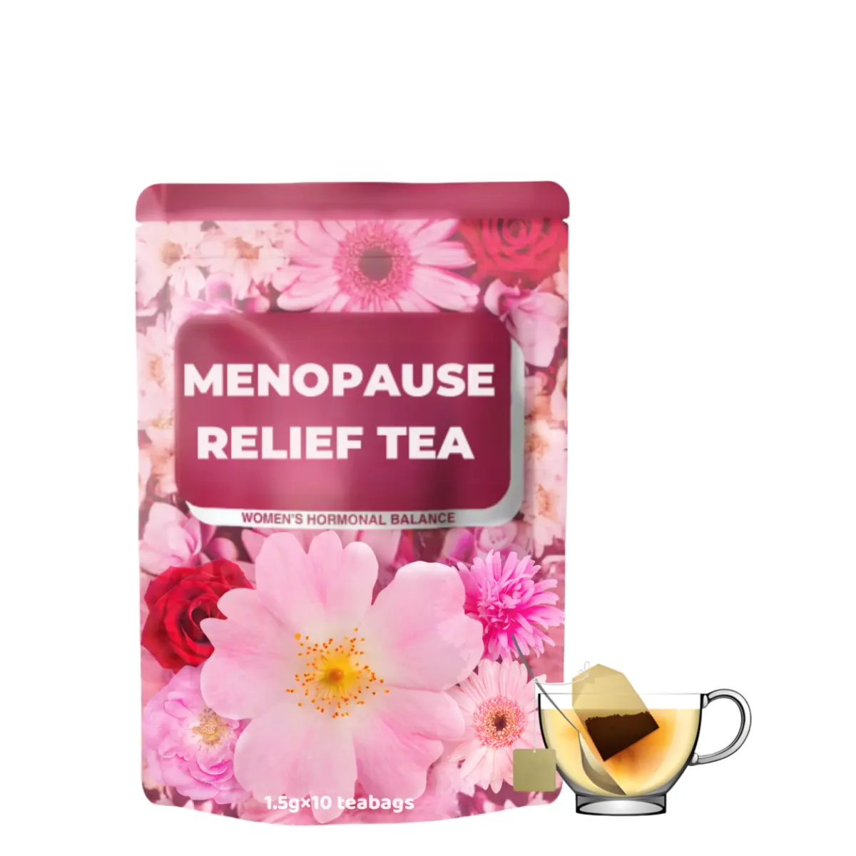 Doğal organik menopoz çay kadın kadın hormonu denge çay
