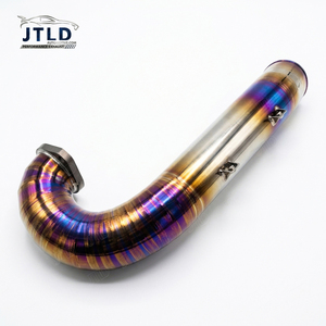 Jtld ท่อครอสโอเวอร์ไทเทเนียมเชื่อมท่อครอสโอเวอร์สำหรับ Honda <span class=keywords><strong>Civic</strong></span> Type R FK8 2.0T K20C1 2017-2021 - Product Image 5