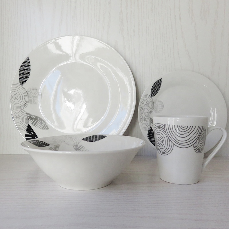 Fácil de usar y mantener vajilla crisa 12 piezas precio