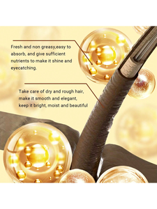 Olio per <span class=keywords><strong>Capelli</strong></span> Biologico allo Zenzero e Argan Marocchino Mestin - Qualità Professionale Anti-Crespo 2-in-1 Rinfrescante Nutriente Riparatore per <span class=keywords><strong>Capelli</strong></span> Secchi e Danneggiati - Product Image 3