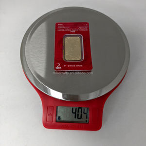 Chinese dierenriem draken slang Zwitserland 1oz metaal ambachtsgeschenk bullion ingots verguld staafje met blisterverpakking - Product Image 6