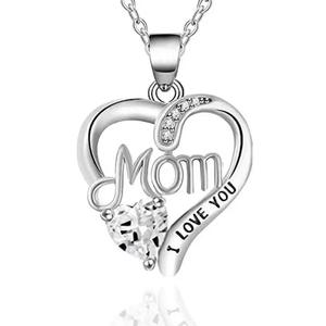 <span class=keywords><strong>Collana</strong></span> con Ciondolo a Cuore in Cristallo 'Ti Amo <span class=keywords><strong>Mamma</strong></span>' di Tendenza per Donne, Catena alla Moda, Regalo per la Festa <span class=keywords><strong>della</strong></span> <span class=keywords><strong>Mamma</strong></span> - Product Image 6