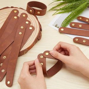Adjustable PU Leather Fashion <b>Bracelet</b> Fashion Lettering Wristband DIY Laser Logo Hand <b>Rope</b> - Product Image 3