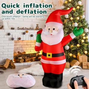 2.4GHz Télécommande Père Noël Noël Gonflable Père Noël Jouets Rechargeable Père Noël Décoration Noël <span class=keywords><strong>Marche</strong></span> Jouets - Product Image 4
