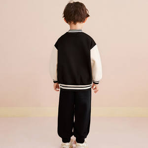 Veste de baseball pour garçons en vente flash, ensemble 2 pièces, veste de baseball décontractée pour enfants et pantalon de jogging, tenue de sport d'automne pour tout-petits - Product Image 3