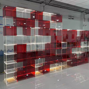 ชั้นวางรองเท้าอะคริลิกแบบปรับแต่งได้, ชั้นวางรองเท้าแบ็คไลท์ LED - Product Image 3