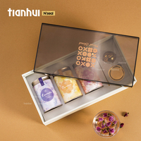 Boîte cadeau en acrylique transparente Tianhui - Idéale pour le thé, le café et les cadeaux de saison