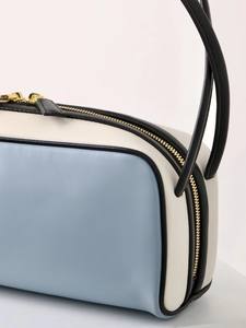 Bolso de hombro de cuero genuino para mujer 2025, verde oliva, alta capacidad impermeable, cierre de cremallera, bolsos de mano, moda para mujer - Product Image 3