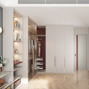 Mới đến hiện đại tấm gỗ cửa đặt thân thiện với môi trường yên tĩnh NỘI THẤT PHÒNG NGỦ tuôn ra cửa trượt gỗ tấm cho phòng - Product Image 2