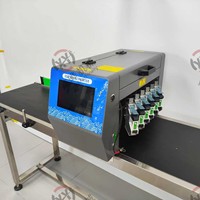Machine de marquage à jet d'encre haute vitesse pour œufs, imprimante à jet d'encre continu pour une indication claire de la date et du texte sur les coquilles d'œufs et les lignes d'emballage des œufs