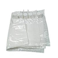 Sac Bag-in-Box transparent stérile de 10 L avec couvercle pour vin de fruits, jus, lait, liquides, sac BIB en aluminium