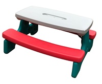 Table et chaise pliantes extérieures pour enfants de haute qualité pour les pique-niques de jardin et les parcs en plastique durable