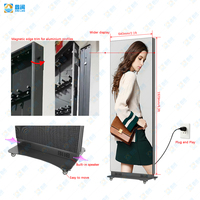 Pantalla LED Plegable, Impermeable, Portátil, para Publicidad Digital en Interiores y Exteriores, con SDK IP65, para Negocios y Tiendas