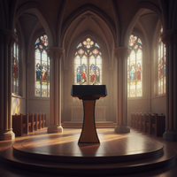 Atril Moderno de Madera de Caoba Roja, Resistente, de MDF, No Plegable, para Discursos, Púlpito de Iglesia, Podio, Mesa para Conferencias, Micrófono, Uso Escolar