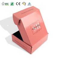 Boîte d'expédition personnalisée avec logo, pelliculage mat, emballage écologique de luxe pour produits cosmétiques et de beauté, crème pour le visage, vente au détail et expédition