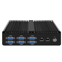 Solución de Computadora Thin Client Sin Ventilador, 4 Lan, 6COM, Core I7 8550u 7100U, Pantalla LVDS EDP, Módulo 4G, EFI BIOS, Componentes de PC Industriales