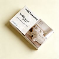 Boîte d'emballage personnalisée pour draps et taies d'oreiller avec logo, boîte de rangement en papier pour literie et oreillers avec couvercle coulissant