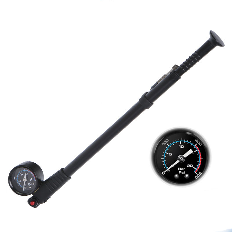 Воздушный насос для велосипедной вилки 300 PSI портативный мини-насос для велосипедной шины для передней вилки и задней велосипедной подвески и пневматических амортизаторов