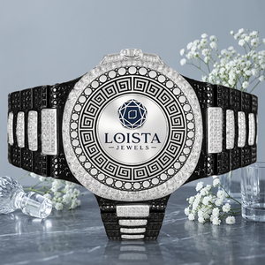 Montre de luxe pour femme en acier inoxydable, forme tonneau, analogique, quartz, cristal saphir, bracelet diamant, mode LOISTA - Product Image 2
