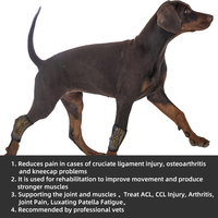 Orthopédique Récupération Protecteur Manches Chien Genou Récupération Brace Néoprène Chien Jambe Brace Support pour Jambes Arrière