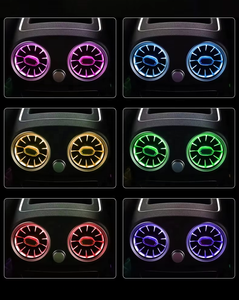 Éclairage d'ambiance pour grille d'aération Turbo 3/64 couleurs pour l'intérieur de voiture <span class=keywords><strong>Mercedes</strong></span>-Benz Classe C W205 <span class=keywords><strong>GLC</strong></span> X253 - Product Image 5