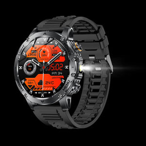 Montre connectée AK87, grande autonomie, montre connectée pour le sport et les activités de plein air, suivi de la forme physique, réponse aux appels, étanche IP68, montre connectée pour hommes - Product Image 1
