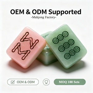 Juego de Mahjong de Lujo Marca Mahjong, Monograma Personalizado, Moderno, Fichas de Mahjong Americanas para <span class=keywords><strong>Mujer</strong></span>, Regalo - Product Image 2