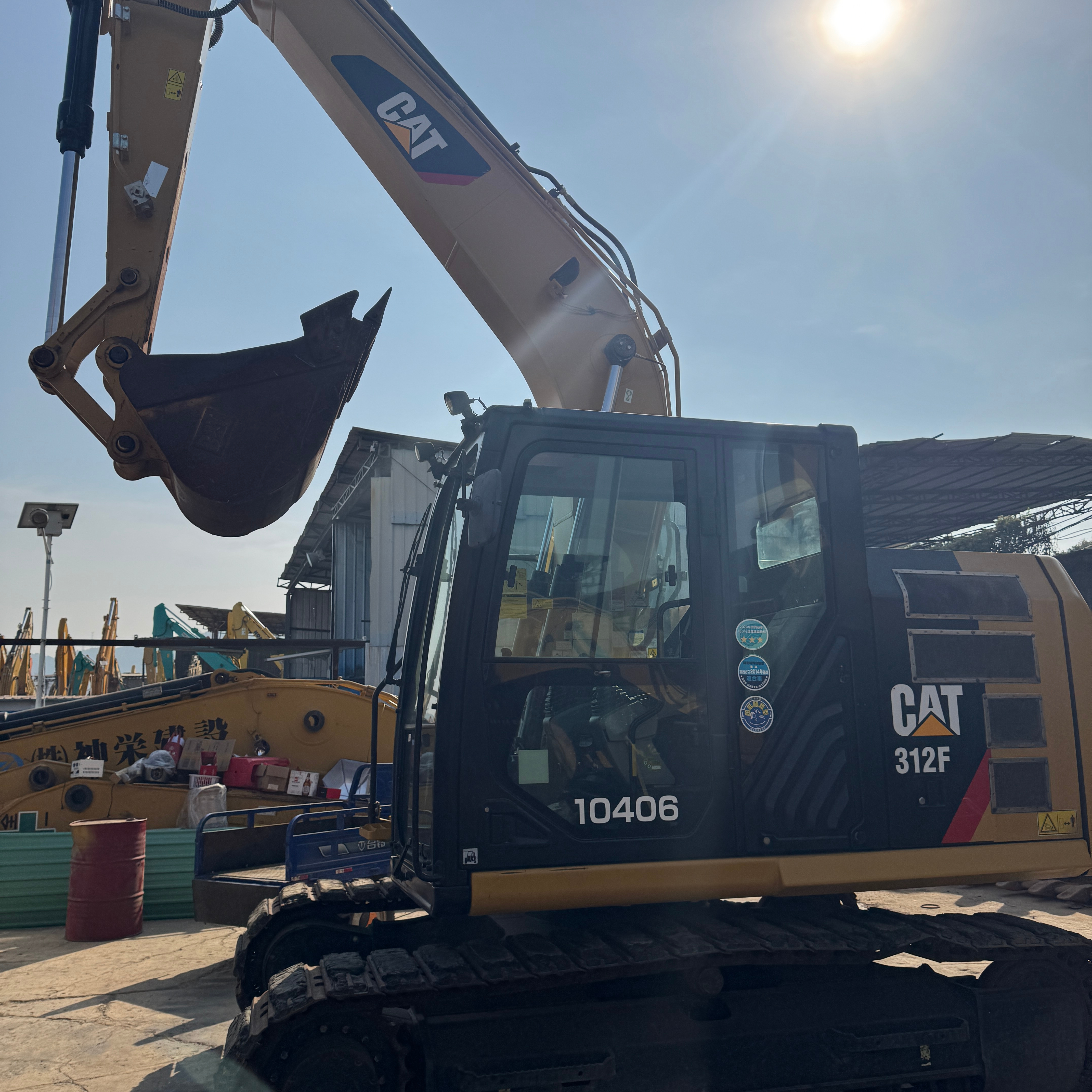 Экскаватор CAT 312F, новейшая модель, 12 тонн 95%, новый оригинальный экскаватор с 312 EPA CE, экспорт в разные страны