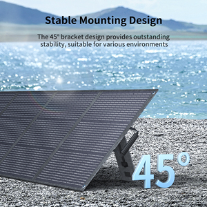 Panneau solaire portable ABOK 200W, chargeur solaire pliable, panneau solaire monocristallin pour station d'alimentation, camping, camping-car - Product Image 3