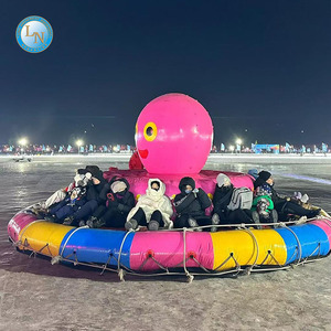 Grand équipement de terrain de jeu gonflable en PVC en forme de pieuvre pour enfants, 4,5 m - Product Image 4