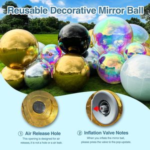 <span class=keywords><strong>Inflatable</strong></span> Bạc Gương Bóng Tái Sử Dụng Lớn PVC Bóng Bóng Bóng Cho Sự Kiện Lớn Trang Trí Đảng Trang Trí Đám Cưới Buổi Hòa Nhạc Sân Khấu - Product Image 3