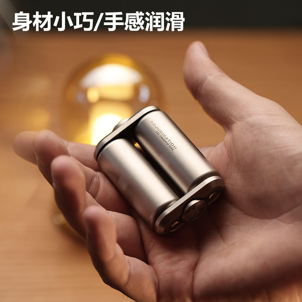 Adult Desktop Stress Relief Metal Aluminum Alloy Decompression Fingertip Toy Kinetic Spinner Gift