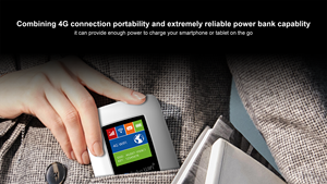 Punto de Acceso Wi-Fi Portátil 4G LTE Nano ESIM, Módem RJ45 de 100M, Banda Dual de 900M, Banco de Energía de 6000mAh, 150Mbps Cat6, Firewall, <span class=keywords><strong>WEP</strong></span>/<span class=keywords><strong>WPA2</strong></span>, <span class=keywords><strong>WiFi</strong></span> 6 - Product Image 5