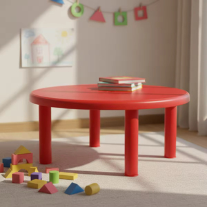 Mesa Redonda Portátil de Plástico, Estilo Clásico, Color Personalizado, Escritorio de Estudio para Hogar, Escuela u Oficina, Venta al Por Mayor Directo de Fábrica - Product Image 4