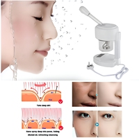 Appareil de soin du visage à vapeur chaude ionique nano, avec buse rotative, hydratant pour la peau, nettoyage en profondeur des pores, machine à vapeur pour le visage, pour salon et domicile