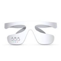Masseur oculaire à lumière rouge personnalisé avec logo, compresse chaude, anti-rides, élimination des cernes, appareil de beauté pour les yeux 3D
