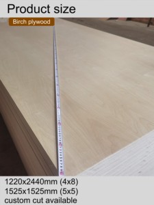 Ván ép bạch dương Baltic đạt chứng nhận FSC, dày 18mm, khổ 4x8 - Đã được hoàn thiện bề mặt, dùng cho đồ nội thất & tủ - Product Image 2