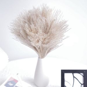 Venta al por mayor de flores secas decorativas bohemias coloridas, batidor de cola de caballo para decoración del hogar - Product Image 2