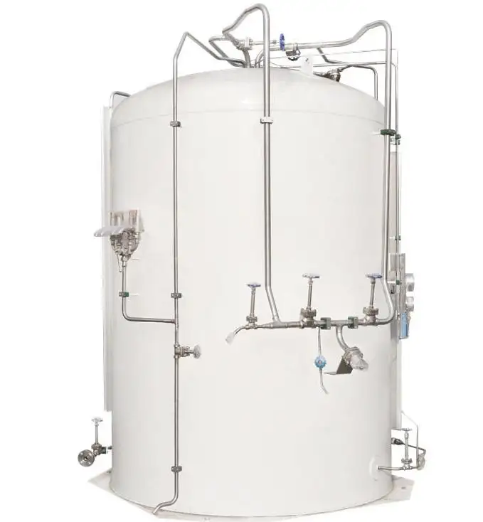 Tanques de armazenamento criogênicos de oxigênio líquido LCO2 LNG, vaso de pressão vertical, argônio líquido, nitrogênio líquido
