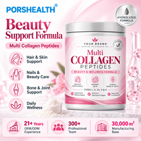 Bubuk Kolagen Laut Terhidrolisis Khusus Prebiotik Cranberry, Bubuk Kecantikan Wanita, Pencerah Kulit, Suplemen Penumbuh Rambut