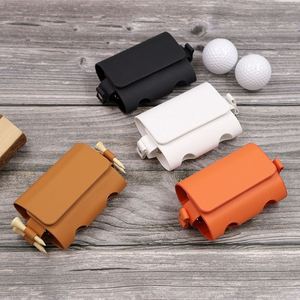 Sac de rangement pour balles de golf en cuir PU recyclable, 4 couleurs, fermeture magnétique, pochette de ceinture portable, porte-tee, unisexe, prêt à expédier - Product Image 2